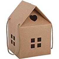 Los mejores  - Propac z-pan24ca caja regalo cartón forma a casa- 24.5 x 24.5 x 15 cm- paquete de 20